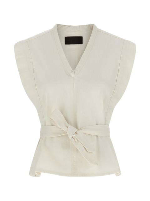 Lemaire Lemaire Cotton Denim Chasuble Vest