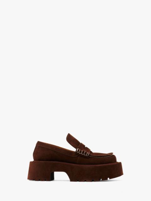 JW Anderson SUEDE PLATFORM MOCCASINS