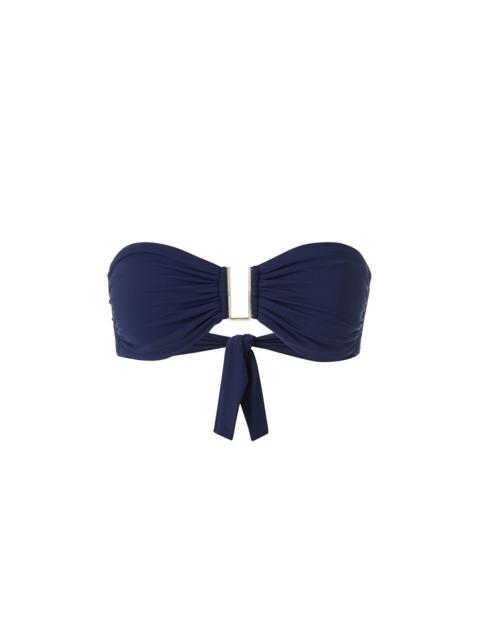MELISSA ODABASH BARCELONA NAVY BIKINI TOP