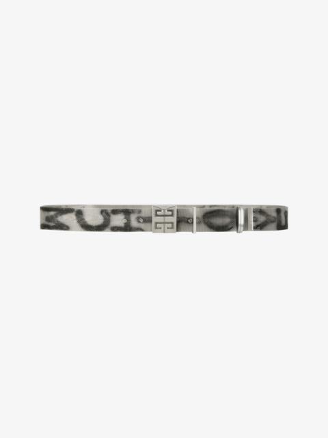 Givenchy 4G BELT IN METAL WITH TAG EFFECT GIVENCHY PRINT
