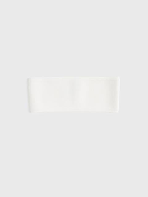 TOTEME Compact knit headband white