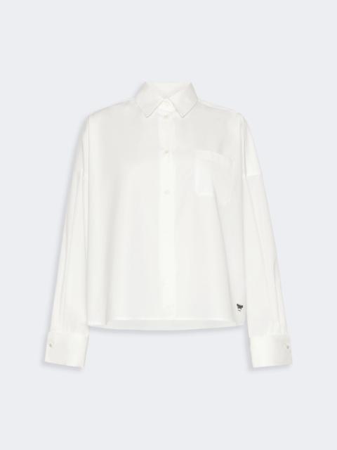 WEEKEND Max Mara OVATTA Cotton poplin shirt - WHITE