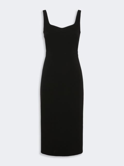 Max Mara SALA Technical cady princess dress - BLACK