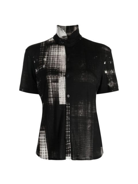 graphic-print short-sleeve shirt