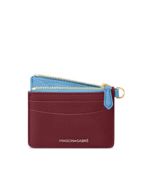 MAISON de SABRÉ zipped card holder