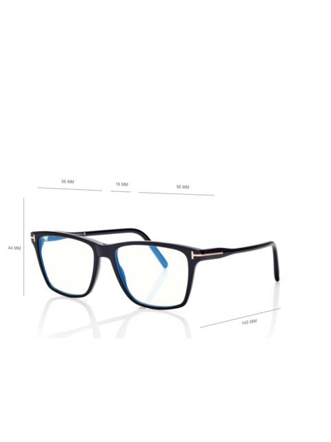 TOM FORD BLUE BLOCK SQUARE OPTICALS