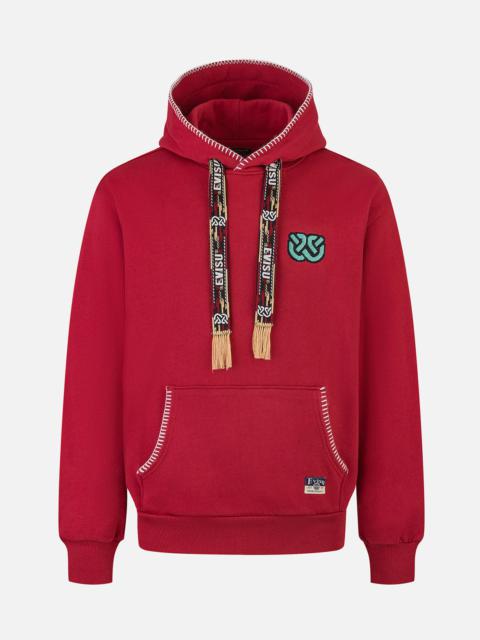 EVISU Chimayo Tapestry Relax Fit Hoodie