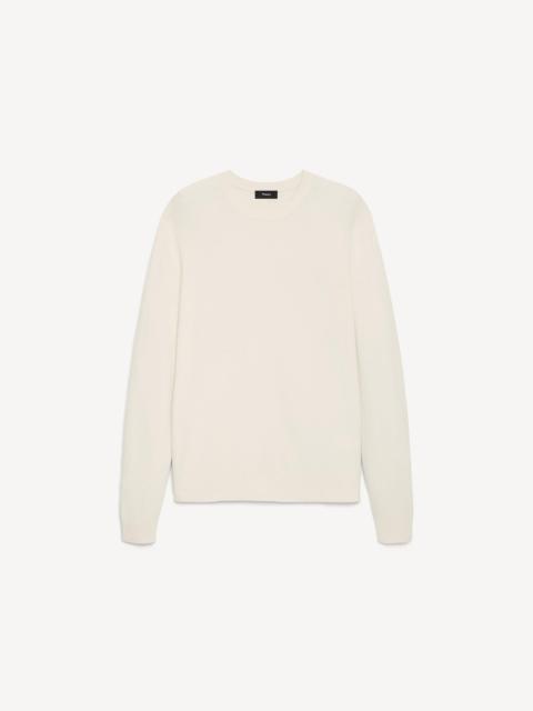 Theory Riland Crewneck Sweater in Light Bilen