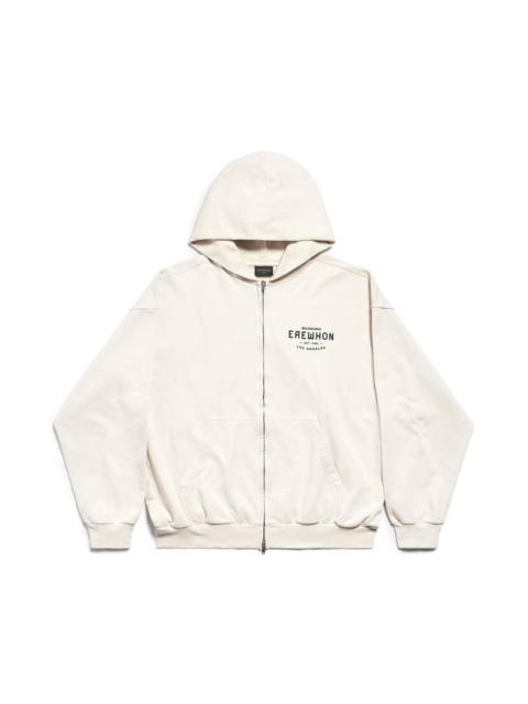 Erewhon® Los Angeles Zip-up Hoodie Medium Fit in Beige/black