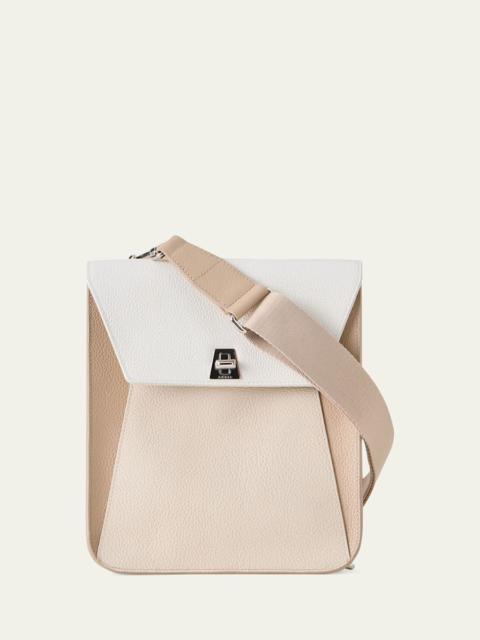 AKRIS Anouk Small Leather Messenger Bag