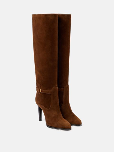 SAINT LAURENT 100mm Diane boots