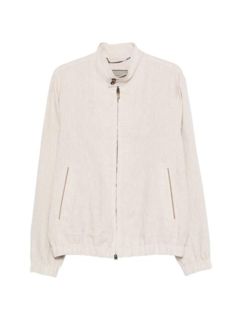 Canali zip-up jacket
