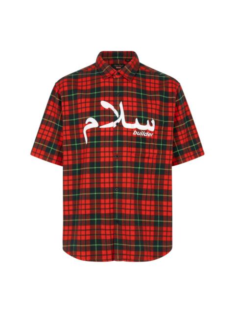x Undercover "Red Plaid" flannel shirt