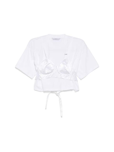 bra point cropped top