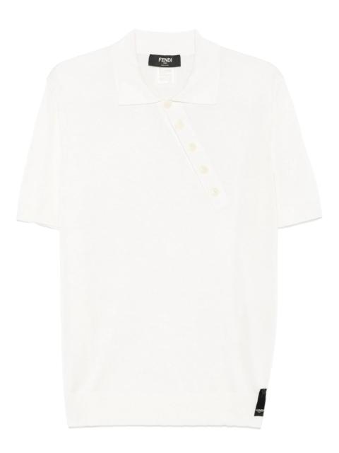 FENDI Asymmetric Polo Shirt