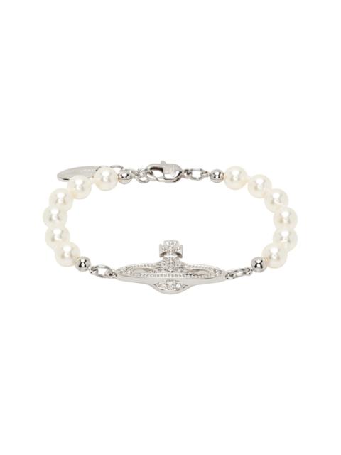 Vivienne Westwood Mini Bas Relief Pearl Bracelet