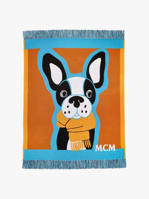 MCM M Pup Oversized Wool Blanket