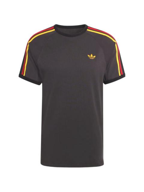 adidas three-stripes logo T-shirt
