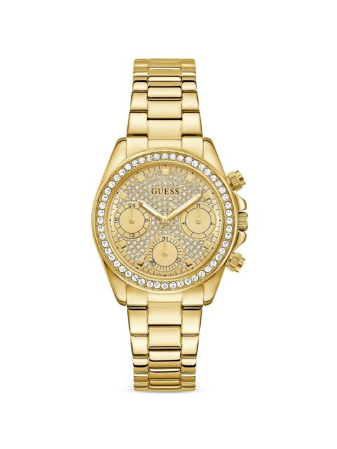 GUESS USA Victoria Crystal 36mm watch