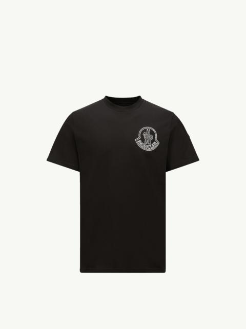 【MONCLER】BEADED LOGO T-SHIRT●K20938C0001989AIJ999 MONCLER - Beaded logo T-shirt | Leam Roma - Luxury Shopping