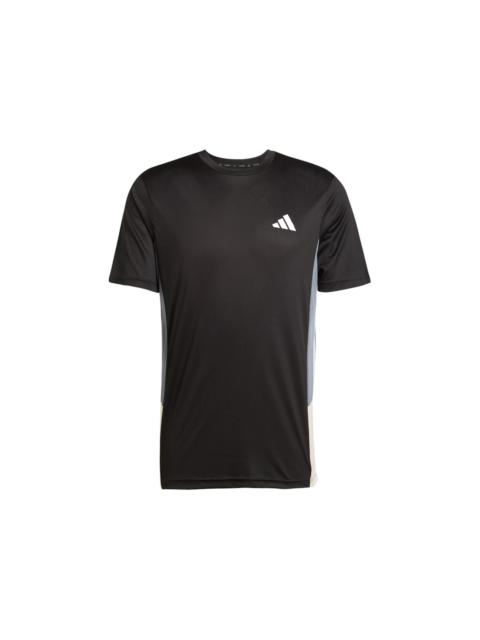 adidas Train Essentials Seasonal Colorblock T-Shirt Black