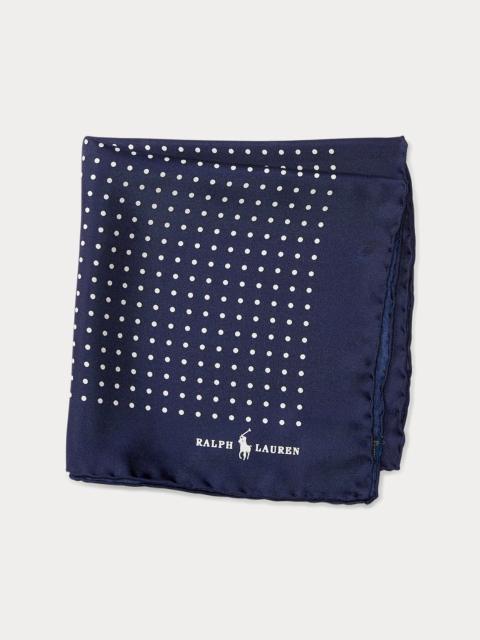 Polo Ralph Lauren Polka-Dot Silk Pocket Square