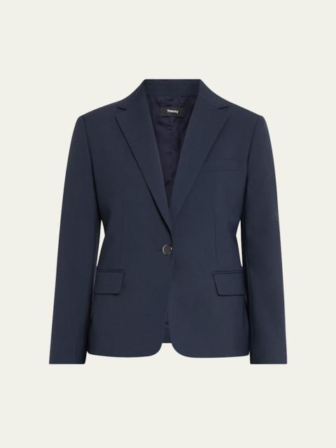 Theory Slim-Fit Single-Breasted Blazer