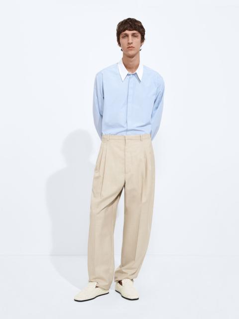 Bottega Veneta Wool and Cotton Pants