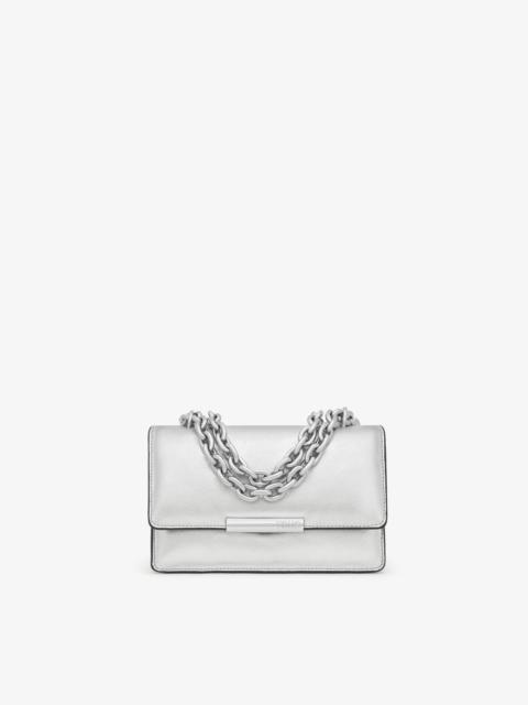 TOUS Small silver-colored leather Crossbody bag Audree Leather
