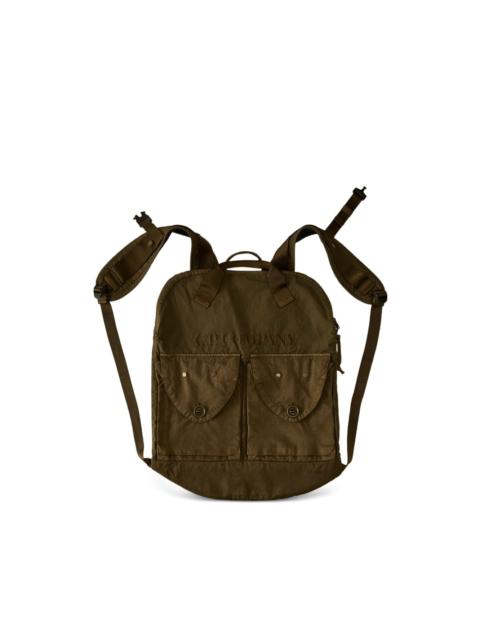 C.P. Company embossed-logo front-pocket backpack