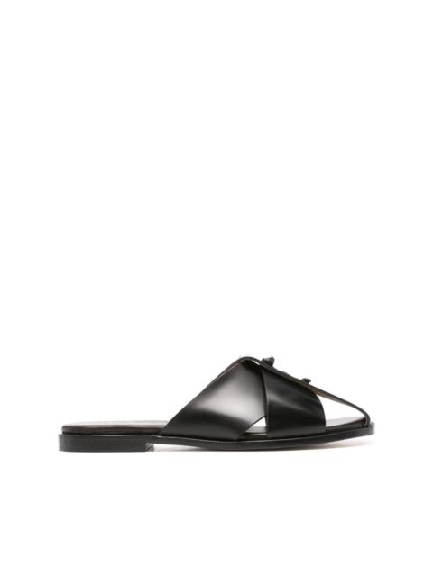 HEREU Corema leather mules