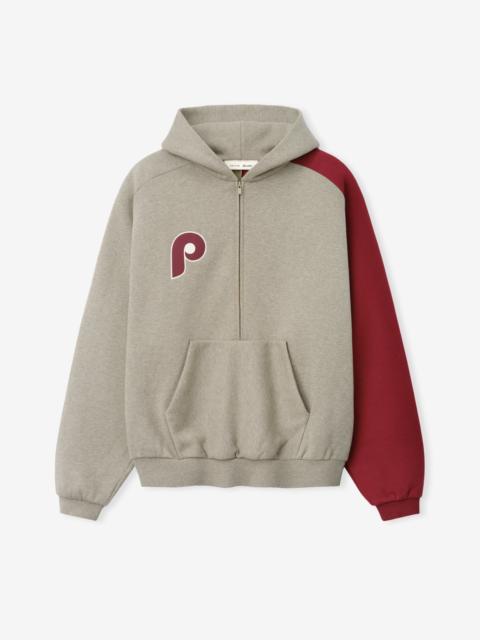 ESSENTIALS Phillies Raglan Half Zip Sport Hoodie