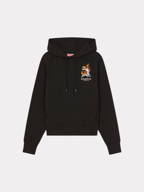 'Year of the Dragon' embroidered classic hoodie sweatshirt