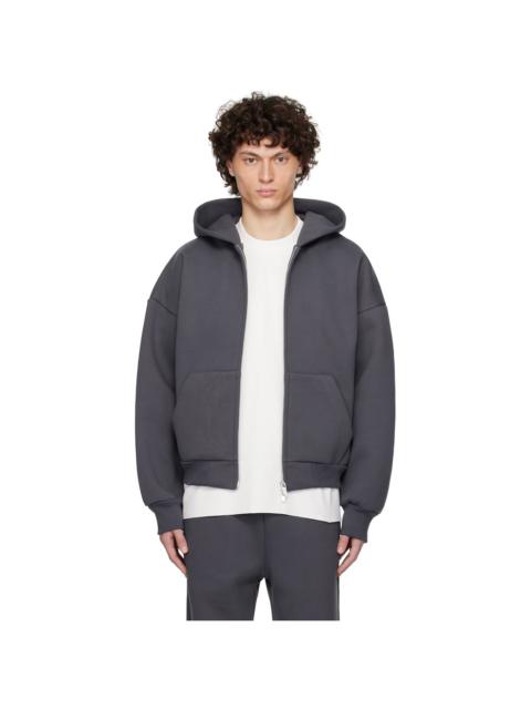 Seventh Gray V2 Zipped Hoodie
