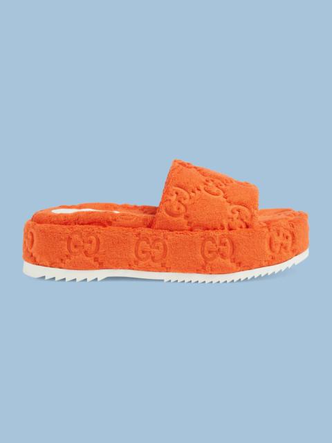 GUCCI Women's GG platform sandal