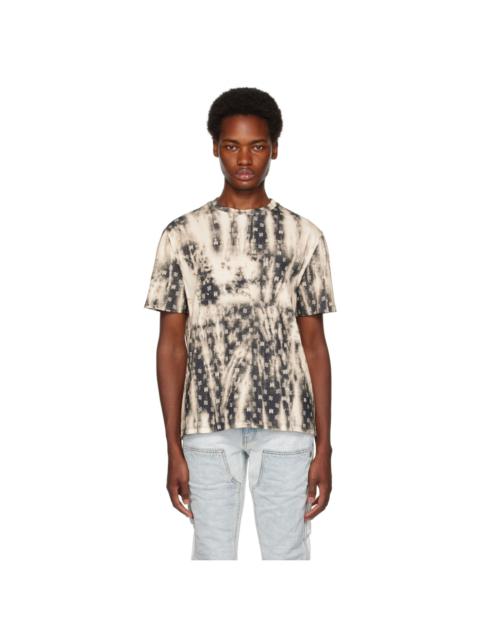 AMIRI logo bleached cotton T-shirt