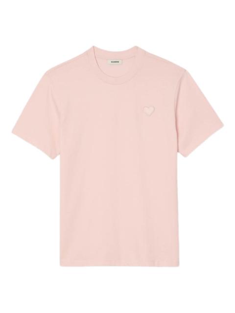 Sandro heart logo T-shirt