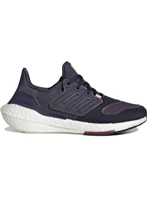 adidas Ultra Boost 22 Denim Shadow Navy Vivid Red