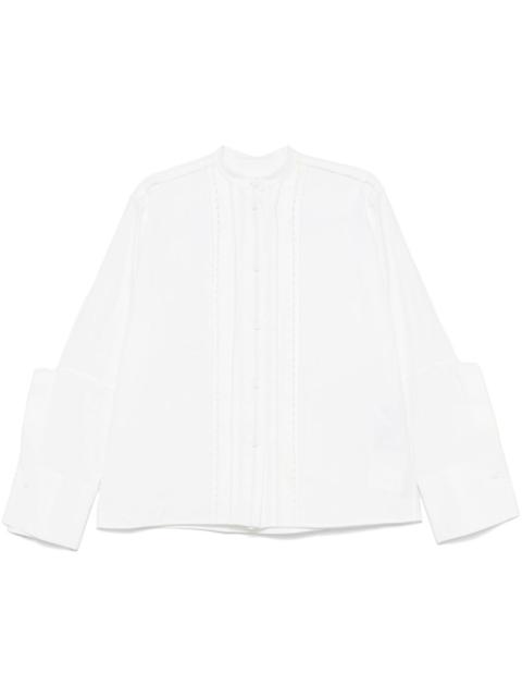 Jil Sander pintuck-detailed 셔츠