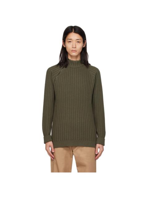 Wood Wood Khaki Manu Sweater