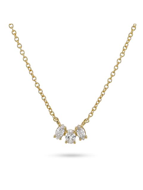 STONE AND STRAND LAB-Created Diamond Acrostic Mom Necklace