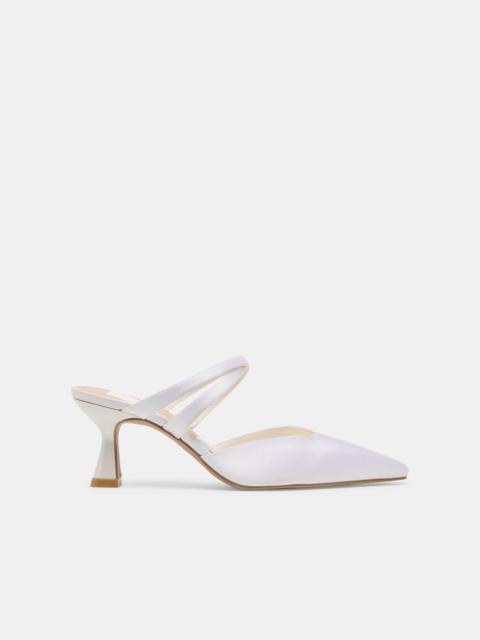 dolce vita LINORE HEELS TRUE WHITE SATIN