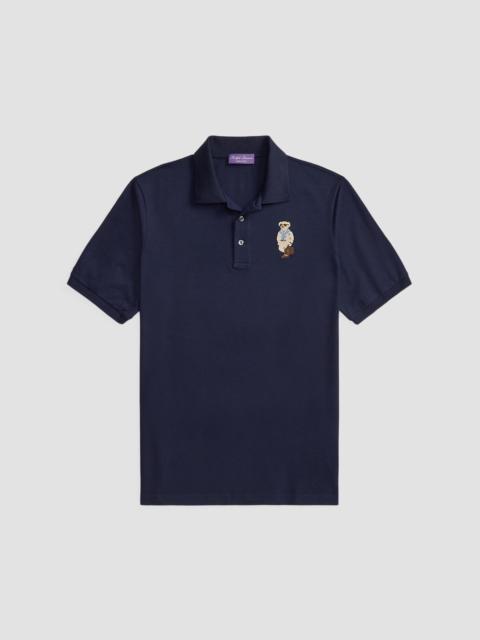 Ralph Lauren Men's Polo Bear Cotton-Cashmere Short-Sleeve Polo Shirt - Racing Navy