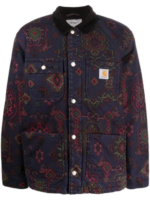 Carhartt paisley-print bomber jacket