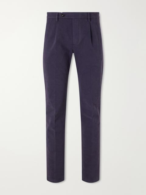 massimo alba Ionio2 Straight-Leg Cotton-Blend Trousers