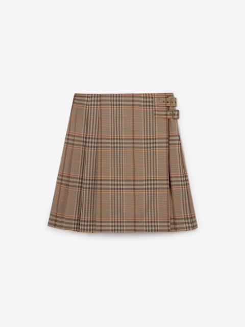 Burberry Check Wool Kilt