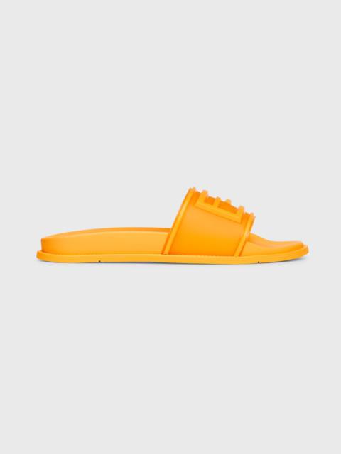 FENDI Men's FF Rubber Slide Sandals