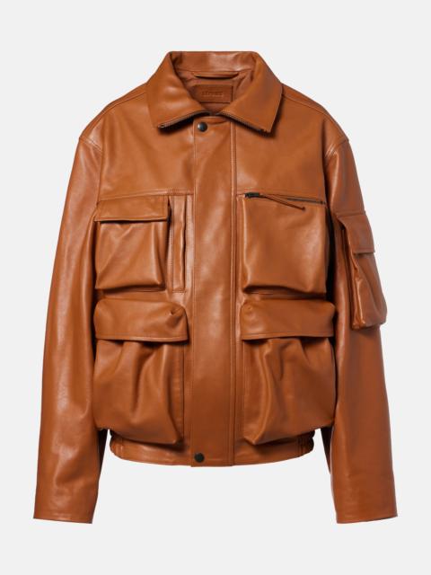 Lemaire Leather blouson jacket