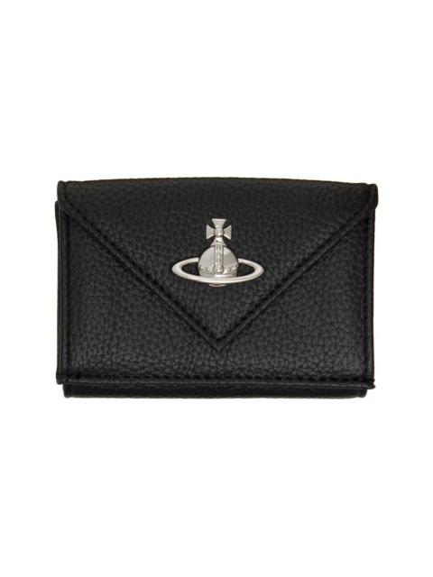 Vivienne Westwood Black Envelope Billfold Faux-Leather Wallet