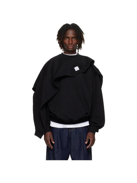 VETEMENTS Black Double Layered Sweatshirt